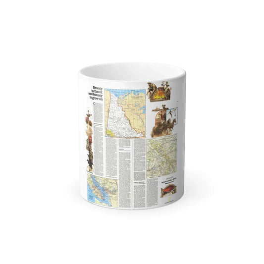 Canada - British Columbia, Alberta & Yukon 2 (1978) (Map) Color Changing Mug 11oz Default Title - Go Mug Yourself