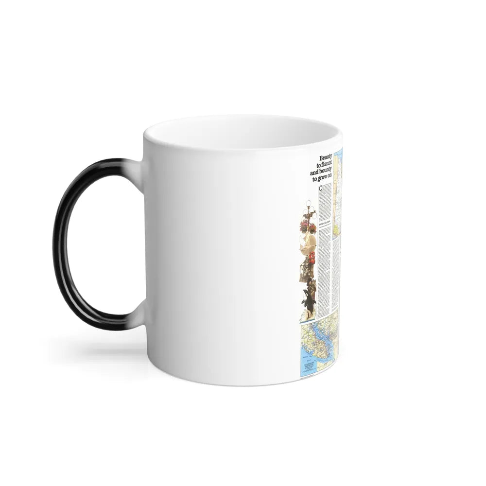 Canada - British Columbia, Alberta & Yukon 2 (1978) (Map) Color Changing Mug 11oz-Go Mug Yourself