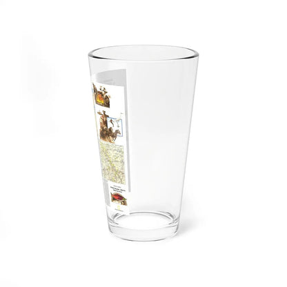 Canada - British Columbia, Alberta & Yukon 2 (1978) (Map) Pint Glass 16oz-Go Mug Yourself