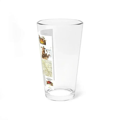 Canada - British Columbia, Alberta & Yukon 2 (1978) (Map) Pint Glass 16oz - Go Mug Yourself