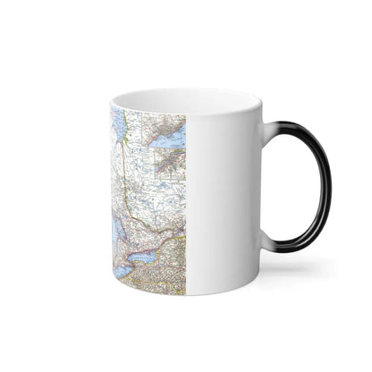 Canada - Central (1963) (Map) Color Changing Mug 11oz-Go Mug Yourself