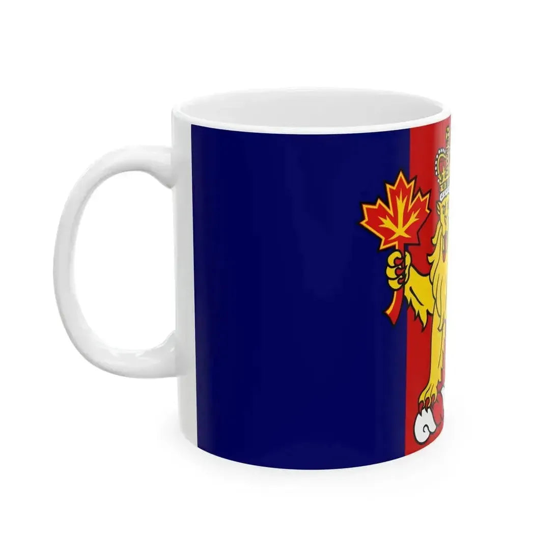Canada Commander in Chief Unit Banner (Canada) White Coffee Mug - Go Mug Yourself