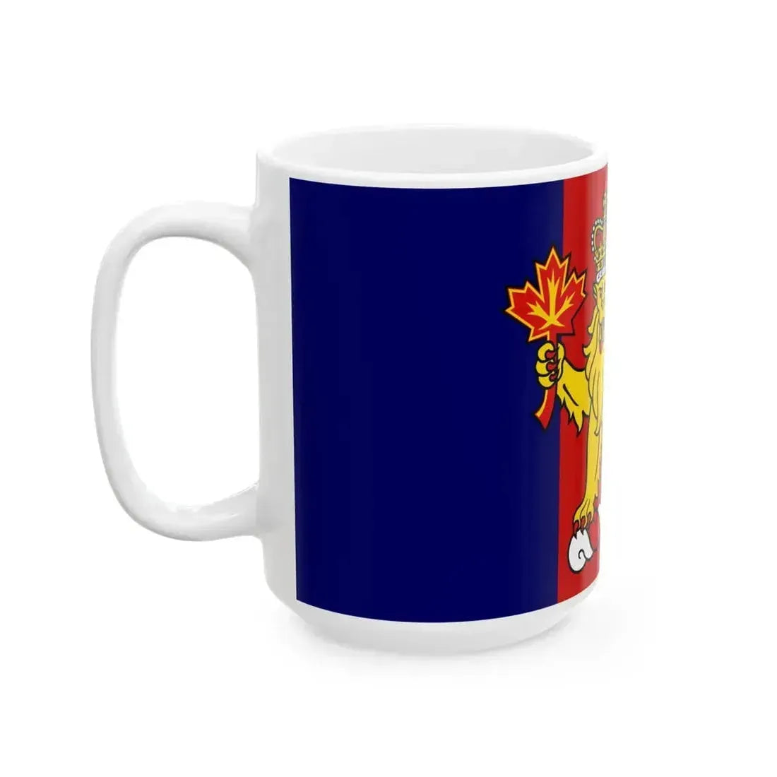 Canada Commander in Chief Unit Banner (Canada) White Coffee Mug - Go Mug Yourself