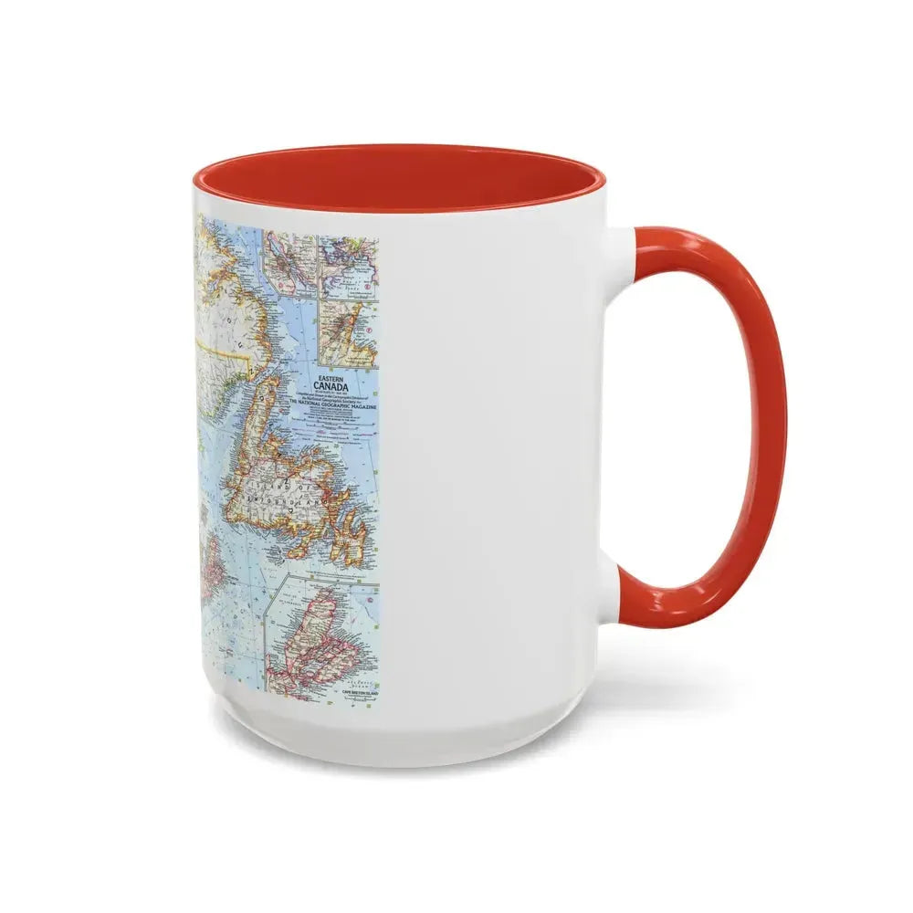 Canada - Eastern (1967) (Map) Accent Coffee Mug - Go Mug Yourself