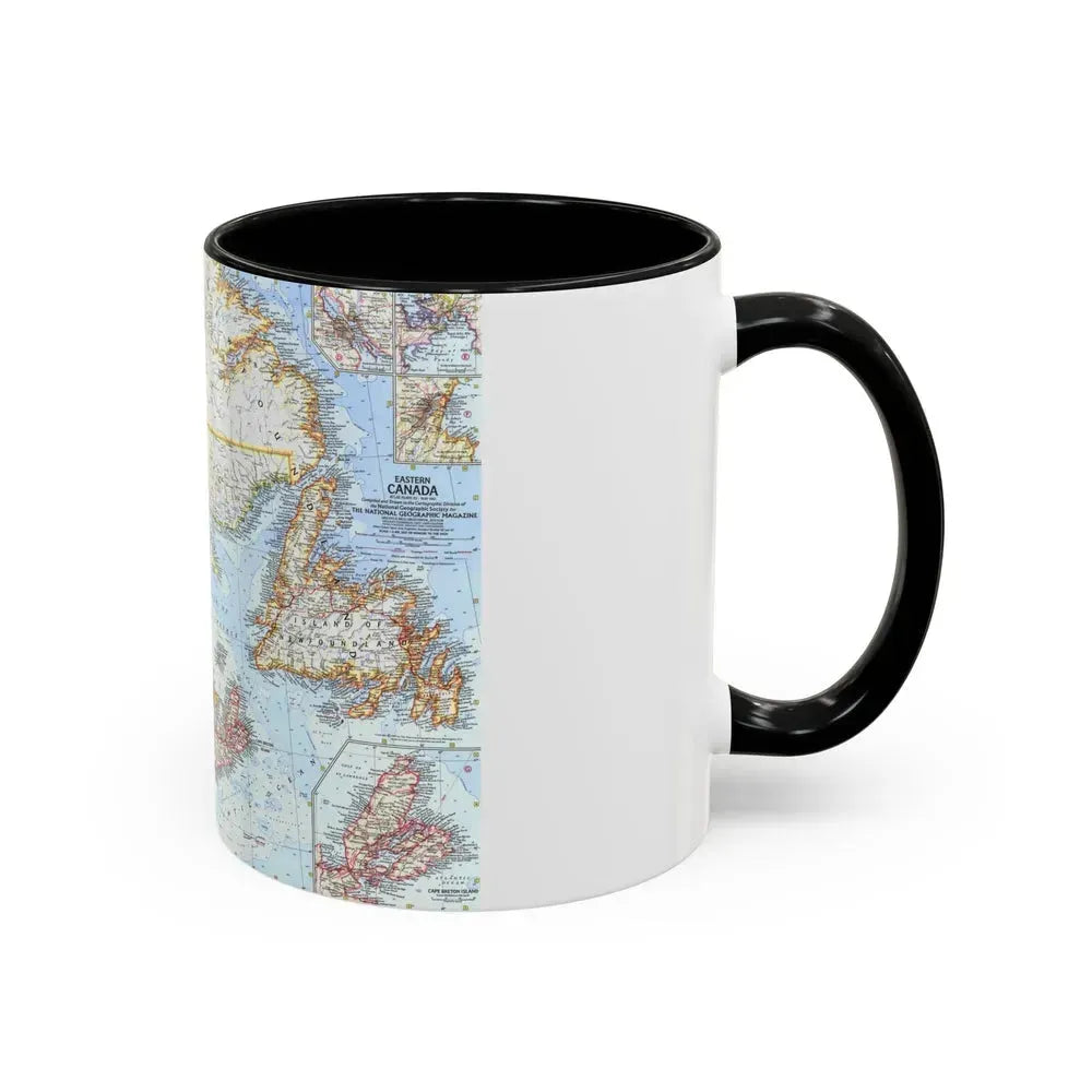 Canada - Eastern (1967) (Map) Accent Coffee Mug - Go Mug Yourself