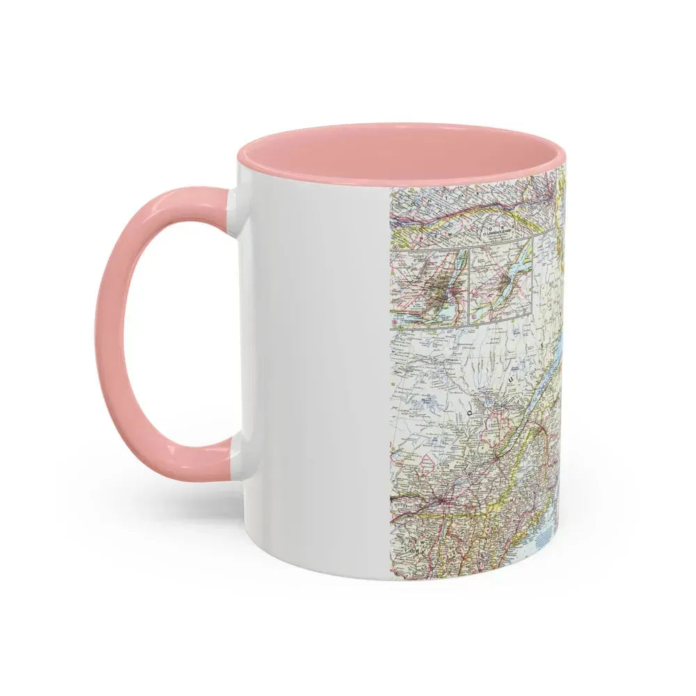Canada - Eastern (1967) (Map) Accent Coffee Mug - Go Mug Yourself