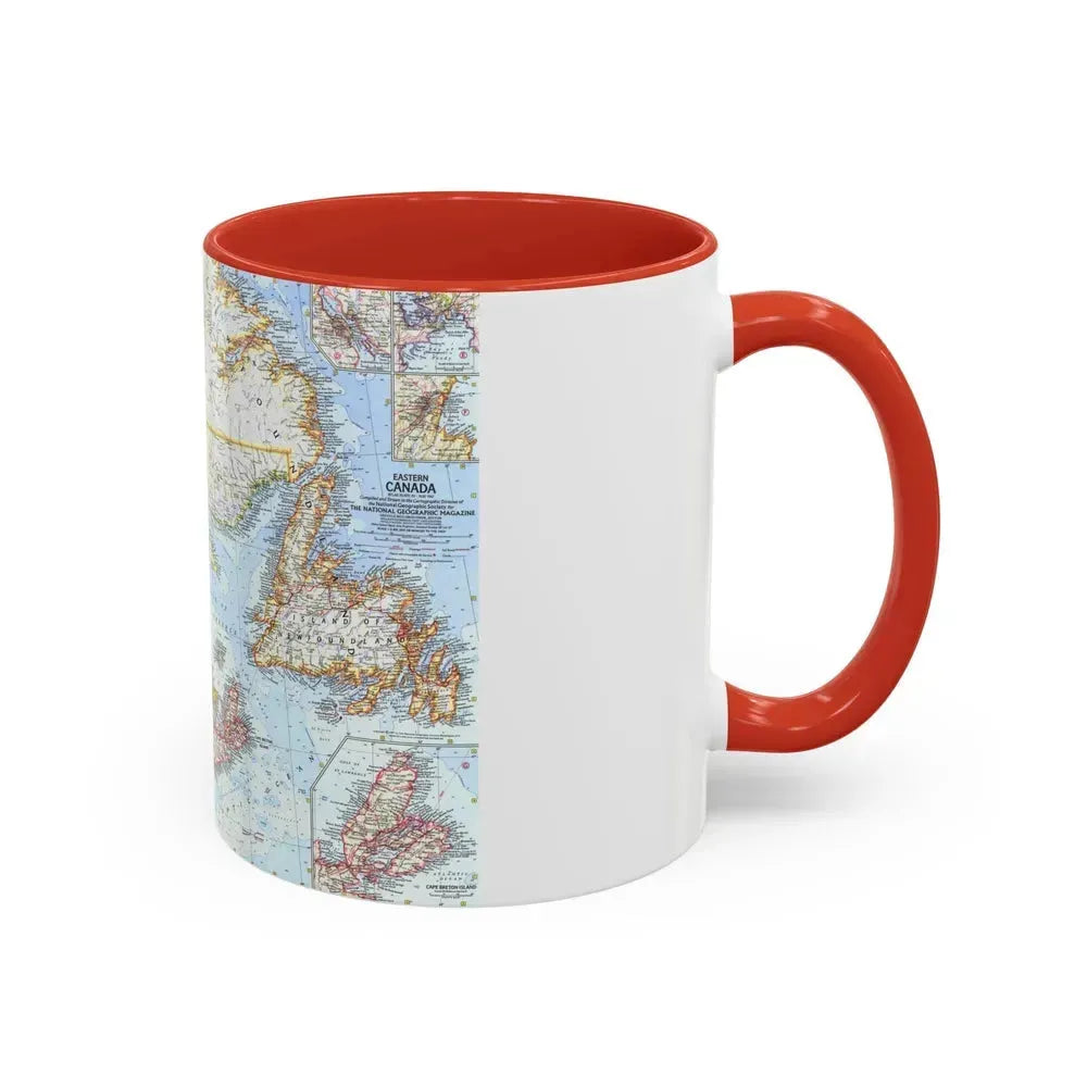 Canada - Eastern (1967) (Map) Accent Coffee Mug - Go Mug Yourself