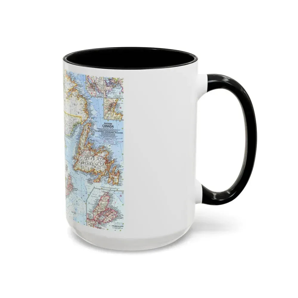 Canada - Eastern (1967) (Map) Accent Coffee Mug - Go Mug Yourself