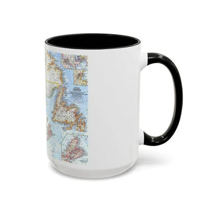Canada - Eastern (1967) (Map) Accent Coffee Mug - Go Mug Yourself