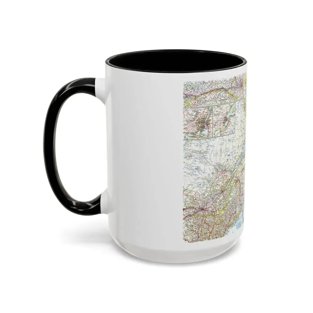 Canada - Eastern (1967) (Map) Accent Coffee Mug - Go Mug Yourself