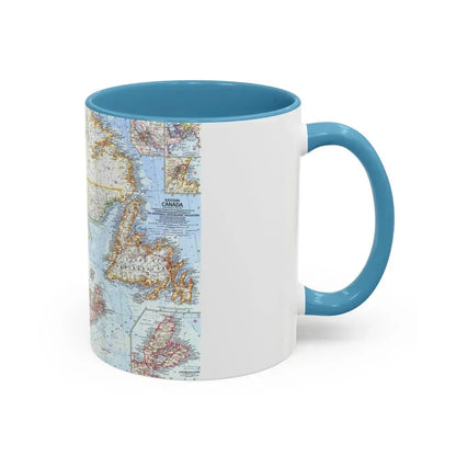 Canada - Eastern (1967) (Map) Accent Coffee Mug - Go Mug Yourself