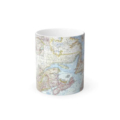 Canada - Eastern (1967) (Map) Color Changing Mug 11oz-Go Mug Yourself