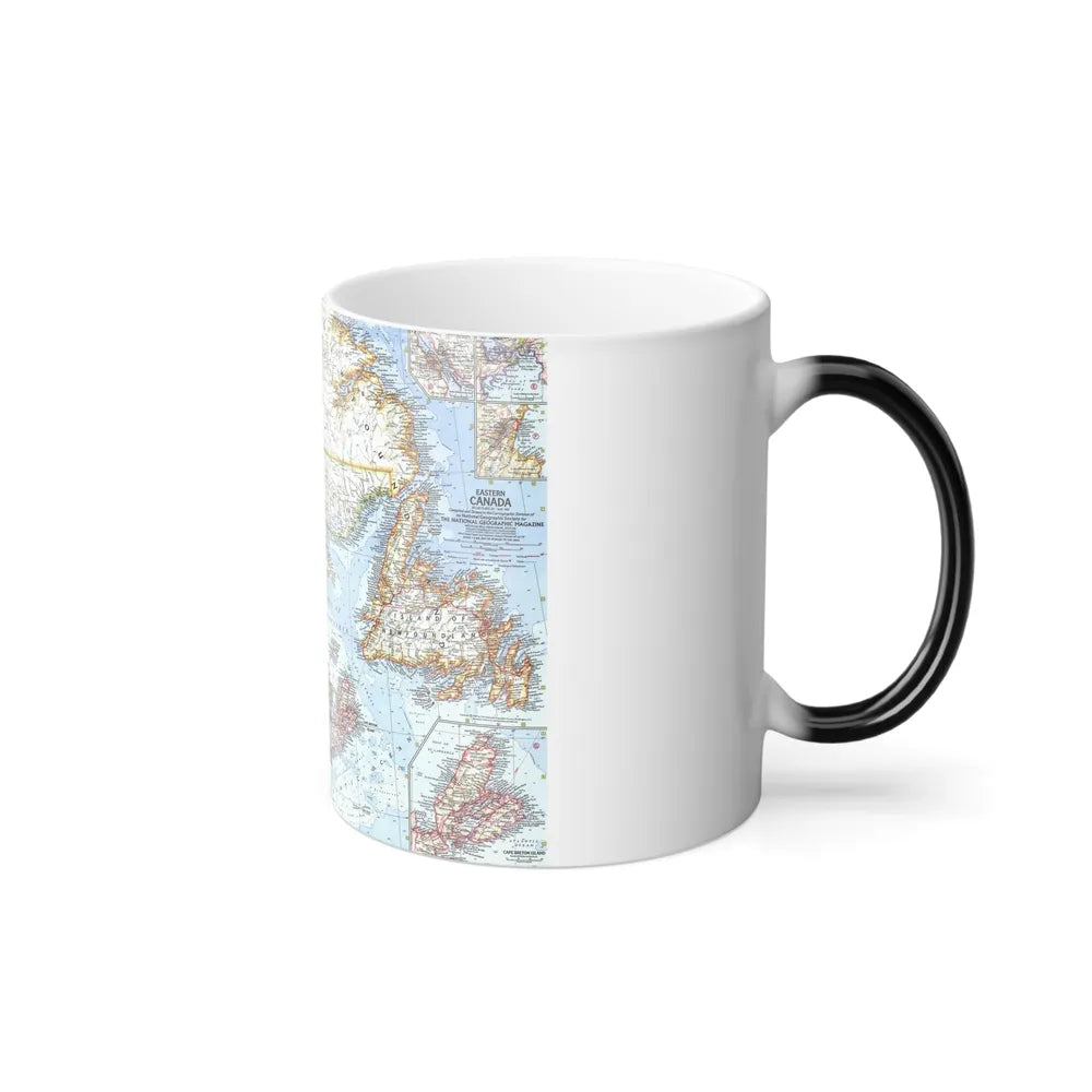 Canada - Eastern (1967) (Map) Color Changing Mug 11oz-Go Mug Yourself