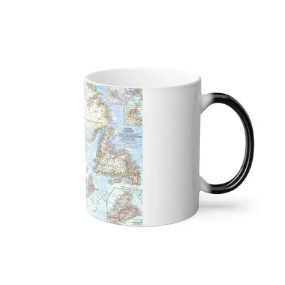 Canada - Eastern (1967) (Map) Color Changing Mug 11oz - Go Mug Yourself