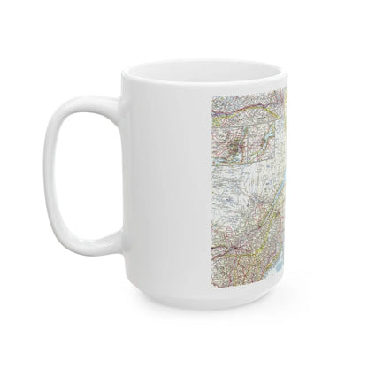 Canada - Eastern (1967) (Map) White Coffee Mug-Go Mug Yourself