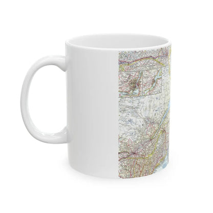 Canada - Eastern (1967) (Map) White Coffee Mug-Go Mug Yourself