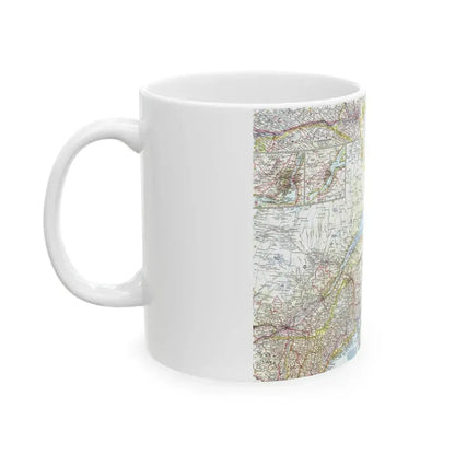 Canada - Eastern (1967) (Map) White Coffee Mug - Go Mug Yourself