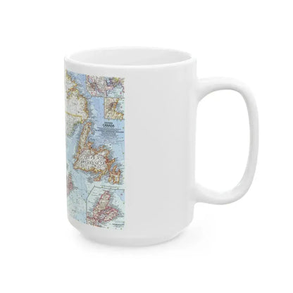 Canada - Eastern (1967) (Map) White Coffee Mug - Go Mug Yourself