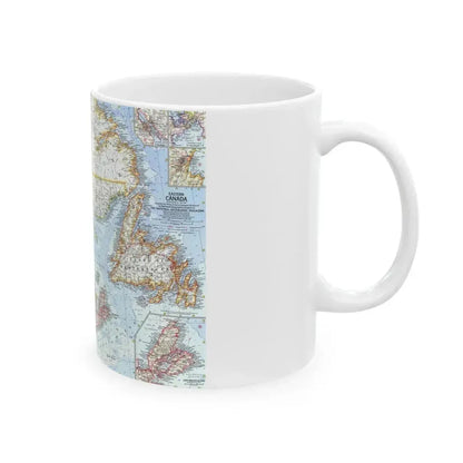 Canada - Eastern (1967) (Map) White Coffee Mug - Go Mug Yourself