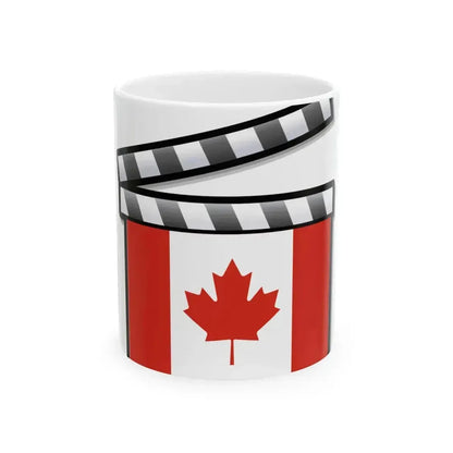 Canada film clapperboard (Canada) White Coffee Mug 11oz - Go Mug Yourself