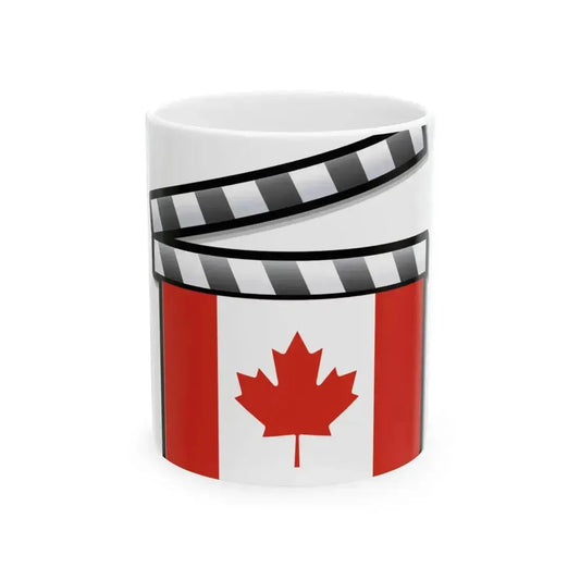 Canada film clapperboard (Canada) White Coffee Mug 11oz - Go Mug Yourself