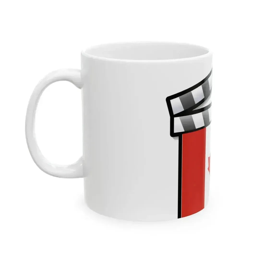 Canada film clapperboard (Canada) White Coffee Mug - Go Mug Yourself