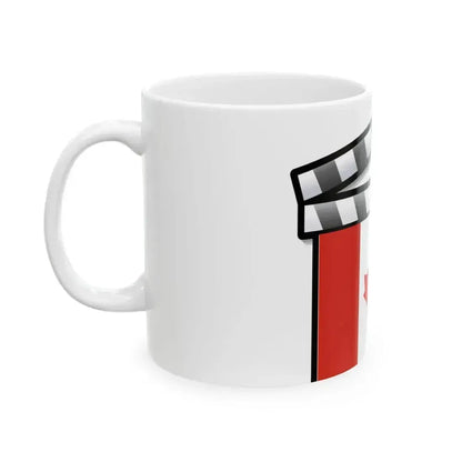 Canada film clapperboard (Canada) White Coffee Mug - Go Mug Yourself