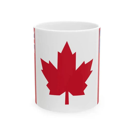 Canada flag Group C Finalist versiuon (Canada) White Coffee Mug 11oz - Go Mug Yourself