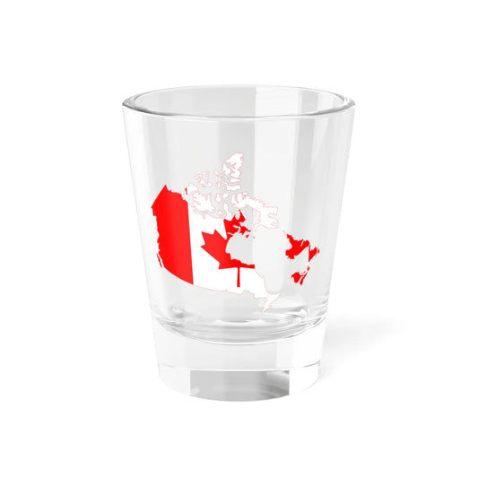 Canada flag map without Quebec (Canada) Shot Glass 1.5oz 1.5oz - Go Mug Yourself