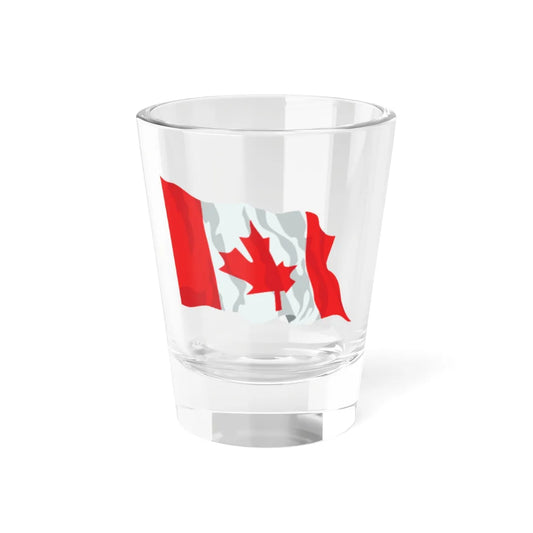 Canada flag waving icon (Canada) Shot Glass 1.5oz 1.5oz - Go Mug Yourself