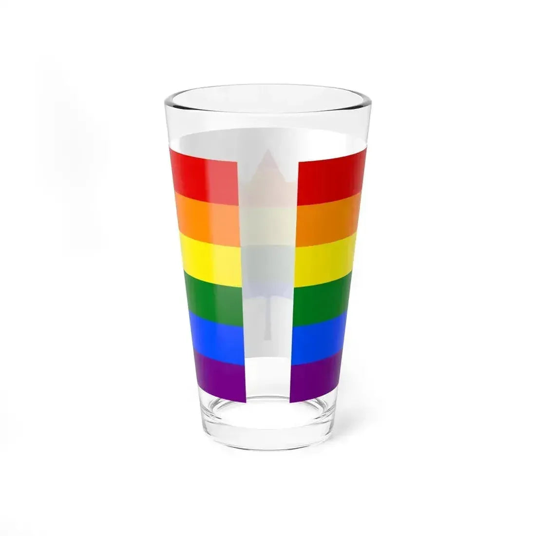 Canada-Gay Flag (Canada) Pint Glass 16oz - Go Mug Yourself