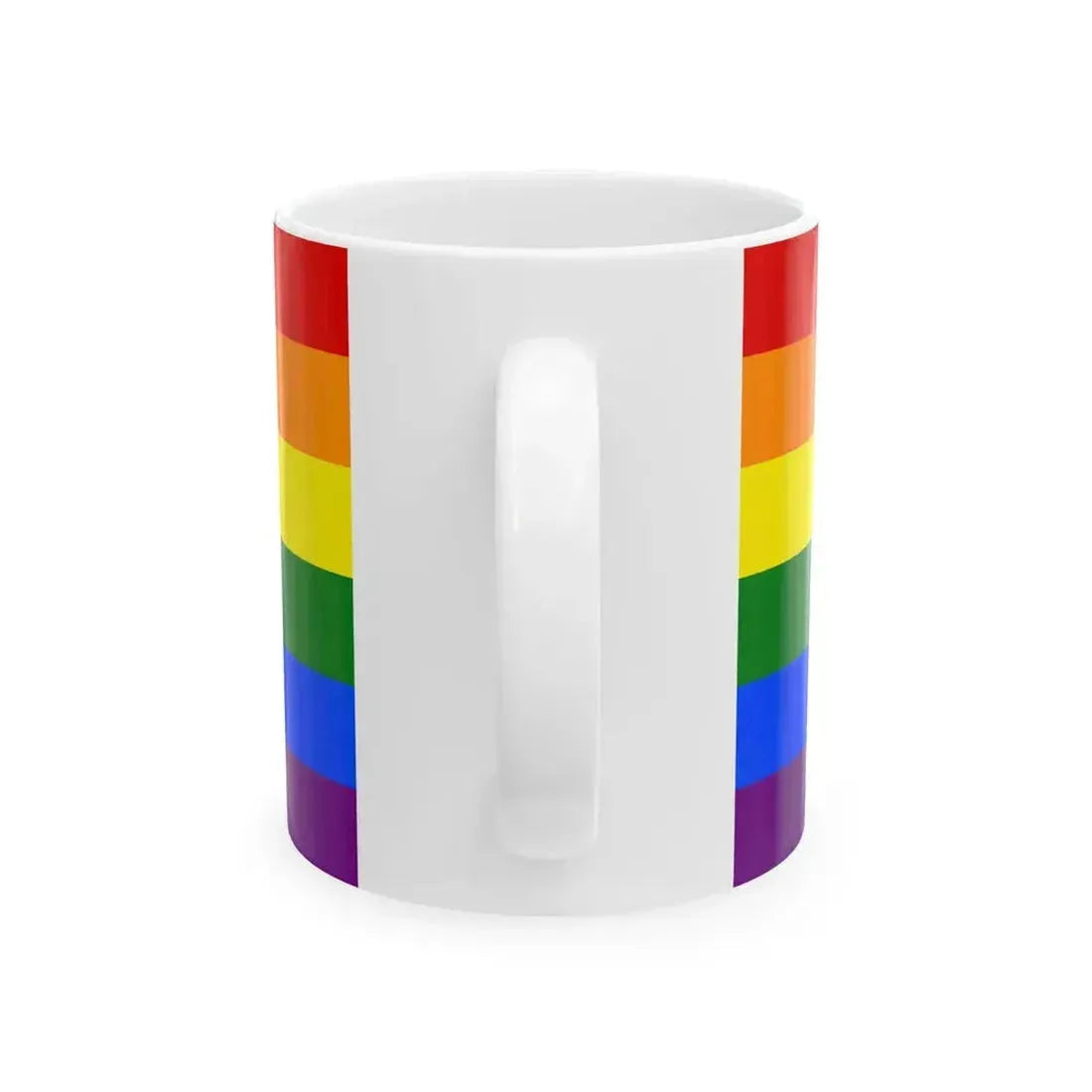 Canada-Gay Flag (Canada) White Coffee Mug - Go Mug Yourself