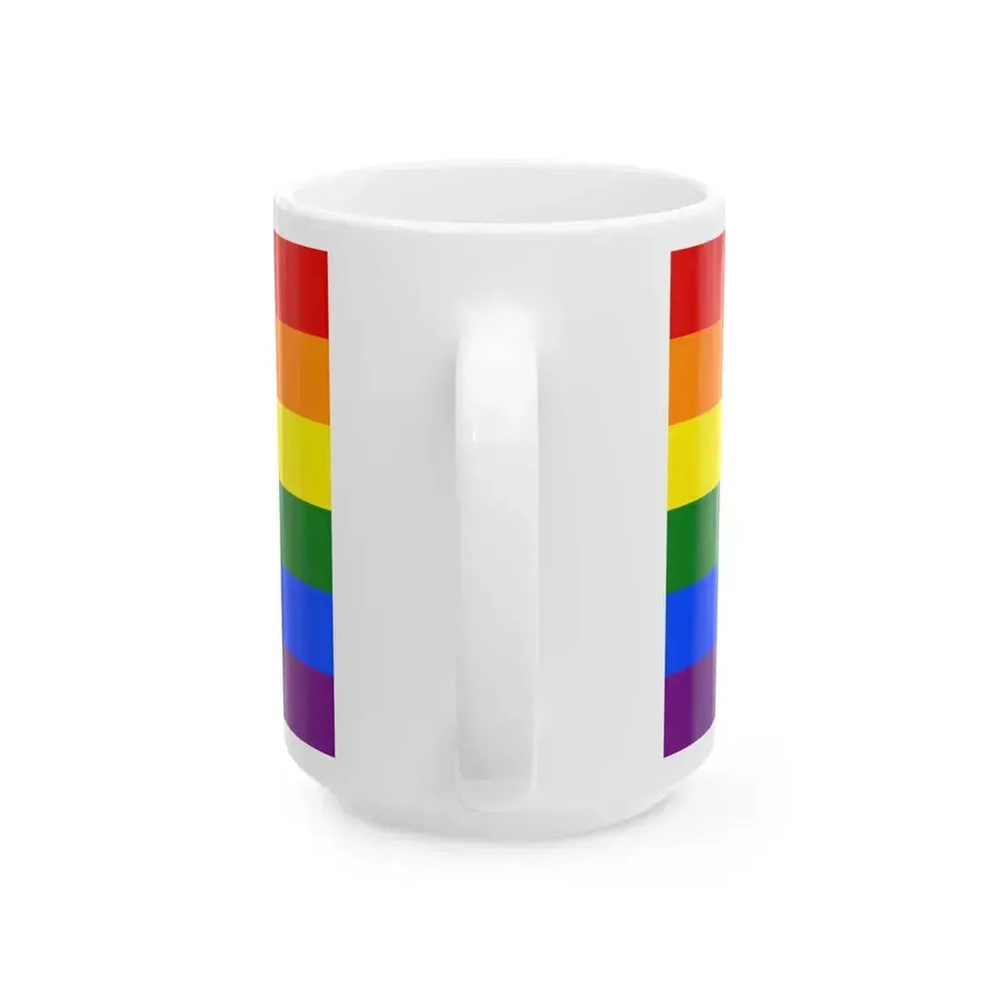 Canada-Gay Flag (Canada) White Coffee Mug - Go Mug Yourself
