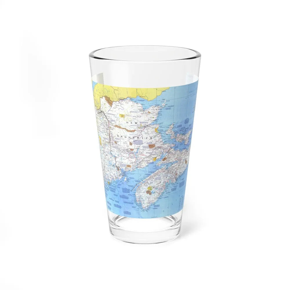 Canada - Maine, with the Maritime Provinces 1 (1975) (Map) Pint Glass 16oz-16oz-Go Mug Yourself