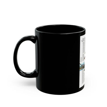 Canada - Maine, with the Maritime Provinces 2 (1975) (Map) Black Coffee Mug-Go Mug Yourself