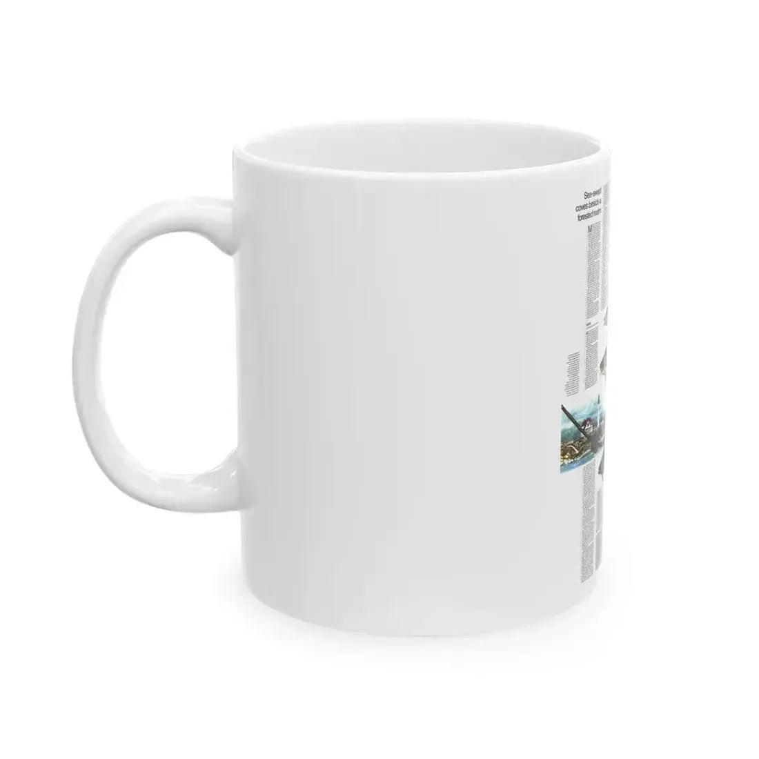 Canada - Maine, with the Maritime Provinces 2 (1975) (Map) White Coffee Mug - Go Mug Yourself