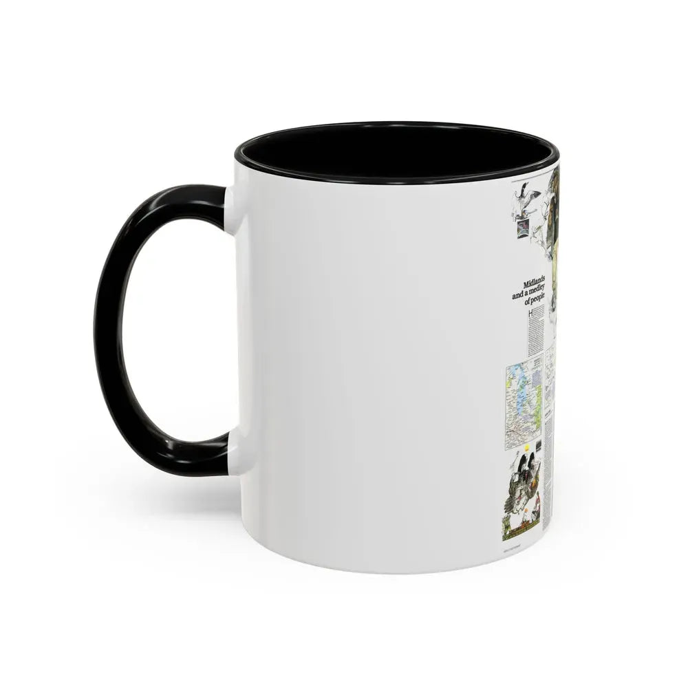 Canada - Medley of People (1979) (Map) Accent Coffee Mug - Go Mug Yourself