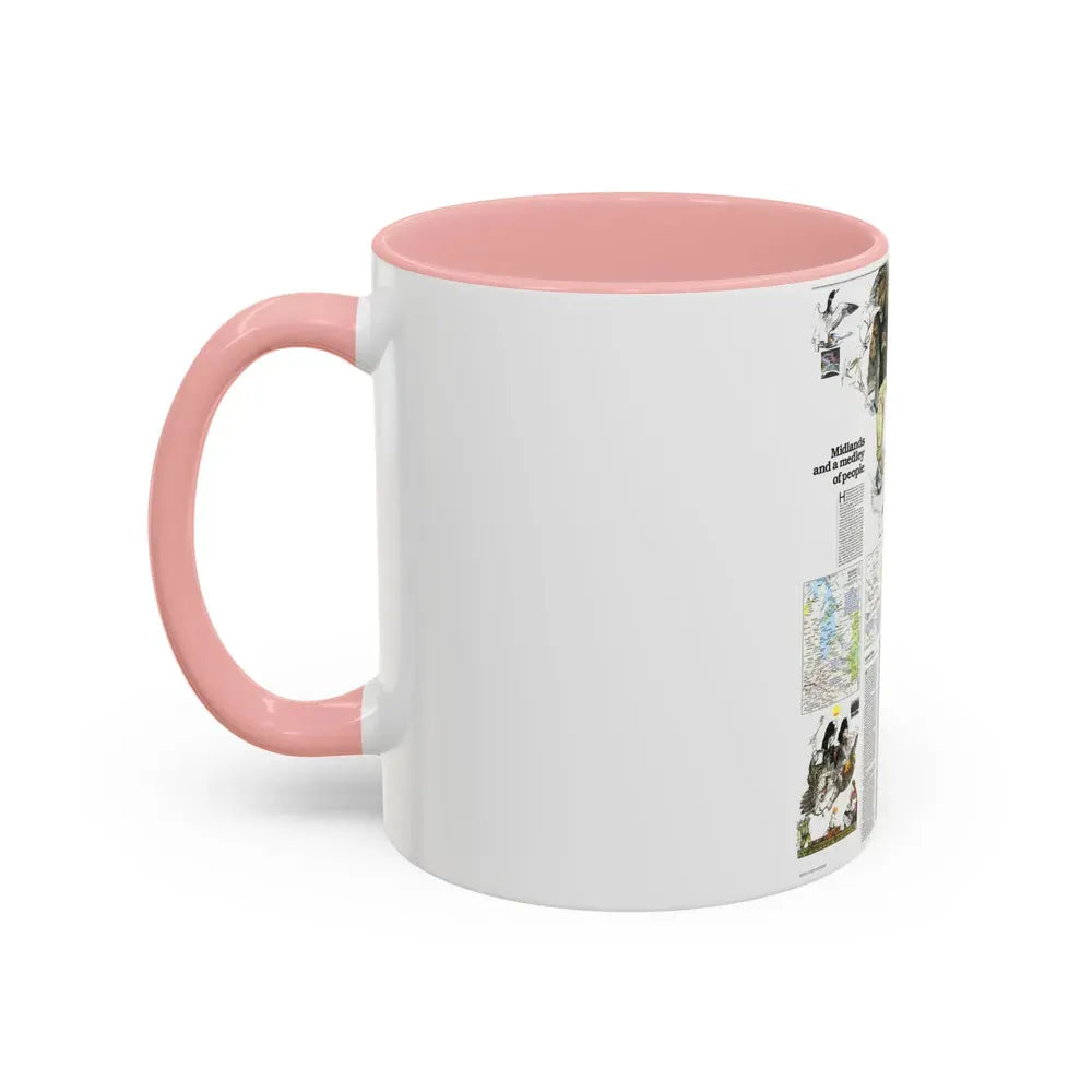 Canada - Medley of People (1979) (Map) Accent Coffee Mug - Go Mug Yourself