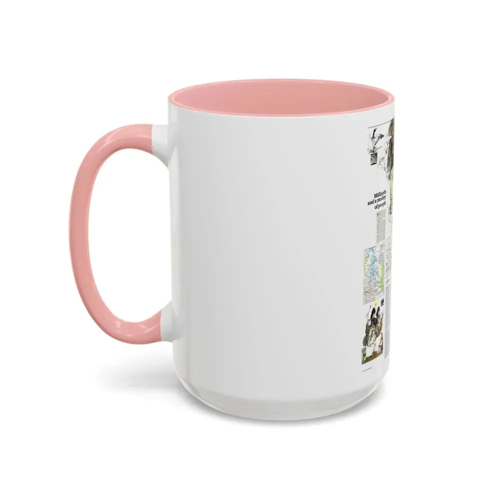 Canada - Medley of People (1979) (Map) Accent Coffee Mug - Go Mug Yourself
