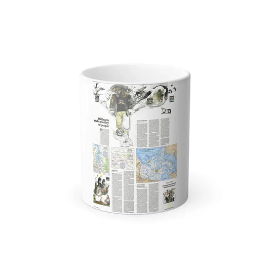 Canada - Medley of People (1979) (Map) Color Changing Mug 11oz Default Title 11oz - Go Mug Yourself