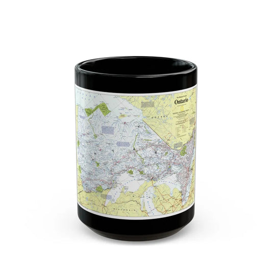 Canada - Ontario 1 (1996 (Map) Black Coffee Mug-15oz-Go Mug Yourself