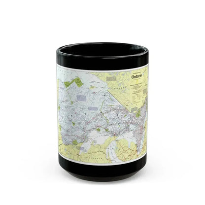 Canada - Ontario 1 (1996 (Map) Black Coffee Mug 15oz - Go Mug Yourself