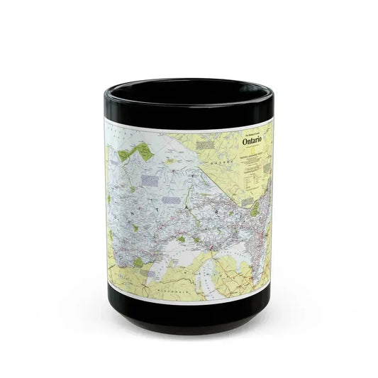 Canada - Ontario 1 (1996 (Map) Black Coffee Mug 15oz - Go Mug Yourself
