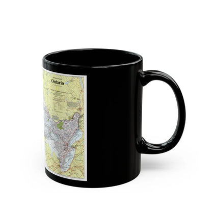 Canada - Ontario 1 (1996 (Map) Black Coffee Mug-Go Mug Yourself