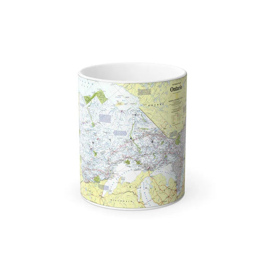 Canada - Ontario 1 (1996 (Map) Color Changing Mug 11oz-11oz-Go Mug Yourself