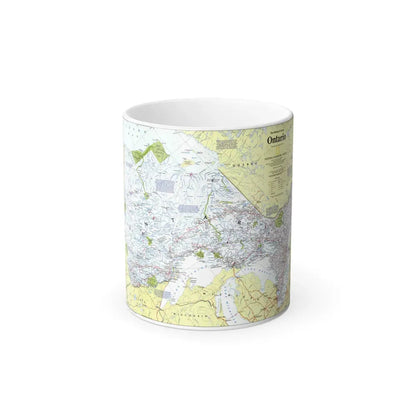 Canada - Ontario 1 (1996 (Map) Color Changing Mug 11oz Default Title 11oz - Go Mug Yourself