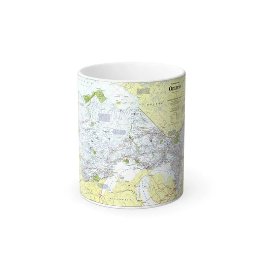 Canada - Ontario 1 (1996 (Map) Color Changing Mug 11oz Default Title 11oz - Go Mug Yourself