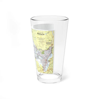 Canada - Ontario 1 (1996 (Map) Pint Glass 16oz-Go Mug Yourself