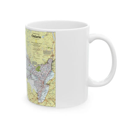 Canada - Ontario 1 (1996 (Map) White Coffee Mug-Go Mug Yourself