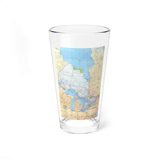 Canada - Ontario (1978) (Map) Pint Glass 16oz 16oz - Go Mug Yourself